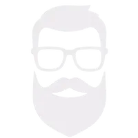Bearded Digital Logo White